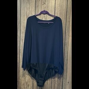 Susan Graver Every Day Liquid Knit Long-Sleeve Bodysuit